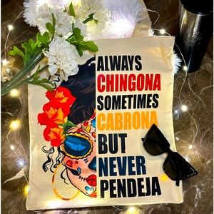 Always Chingona Canvas Tote Bag